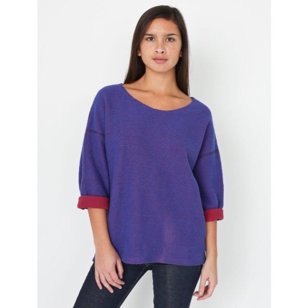 American Apparel Reversible Sweatshirt